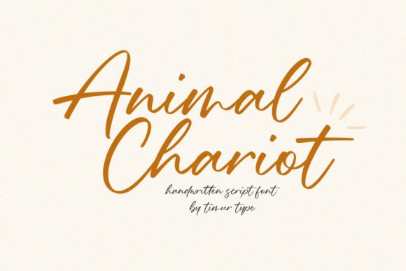 Animal Chariot: Elevate Your Designs with Elegant Typography