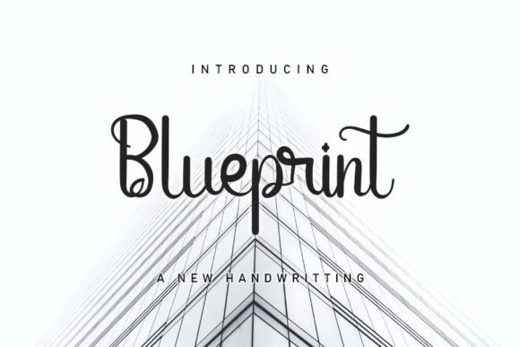 Blueprint: A Sweet Handwritten Font for Joyful Design