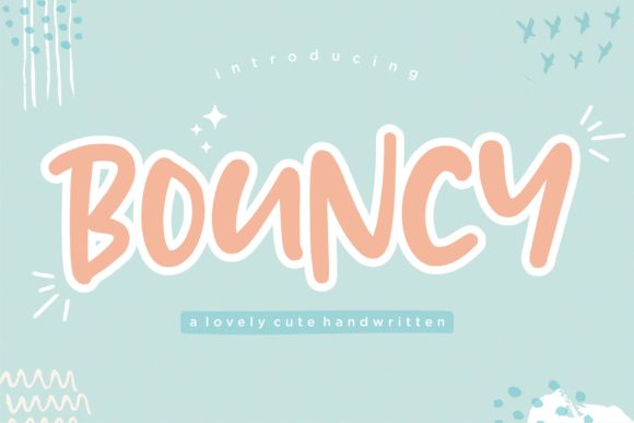 Bouncy: A Friendly Font for Creative Projects