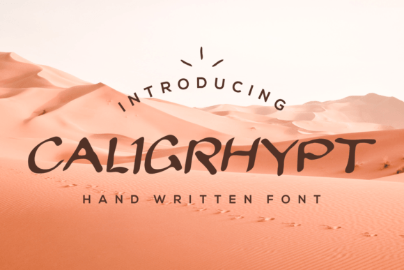 Caligrhypt: A Fresh Handwritten Font for Modern Design