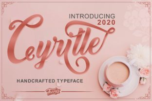 Cyrille: The Elegance of Modern Handwritten Typography
