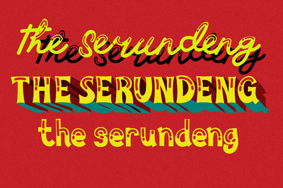 Elevate Your Creative Projects with The Serundeng Font