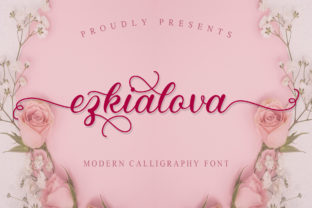 Ezkialova: Elevate Your Design with Elegant Handwritten Style