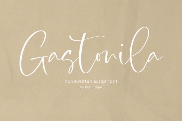 Gastonila: Elevate Designs with Elegant Handwritten Typography