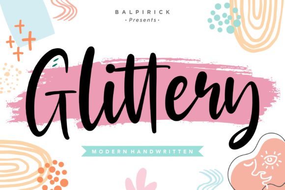Glittery: A Handwritten Font for Elegant Design