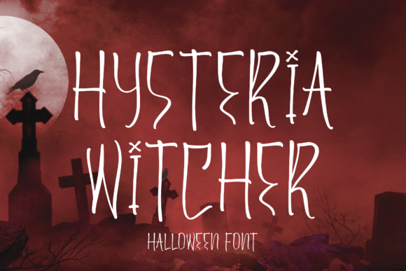 Hysteria Witcher: The Spooky Font for Thrilling Designs