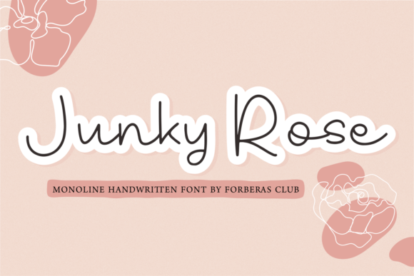 Junky Rose: Elegant Handwriting for Modern Design