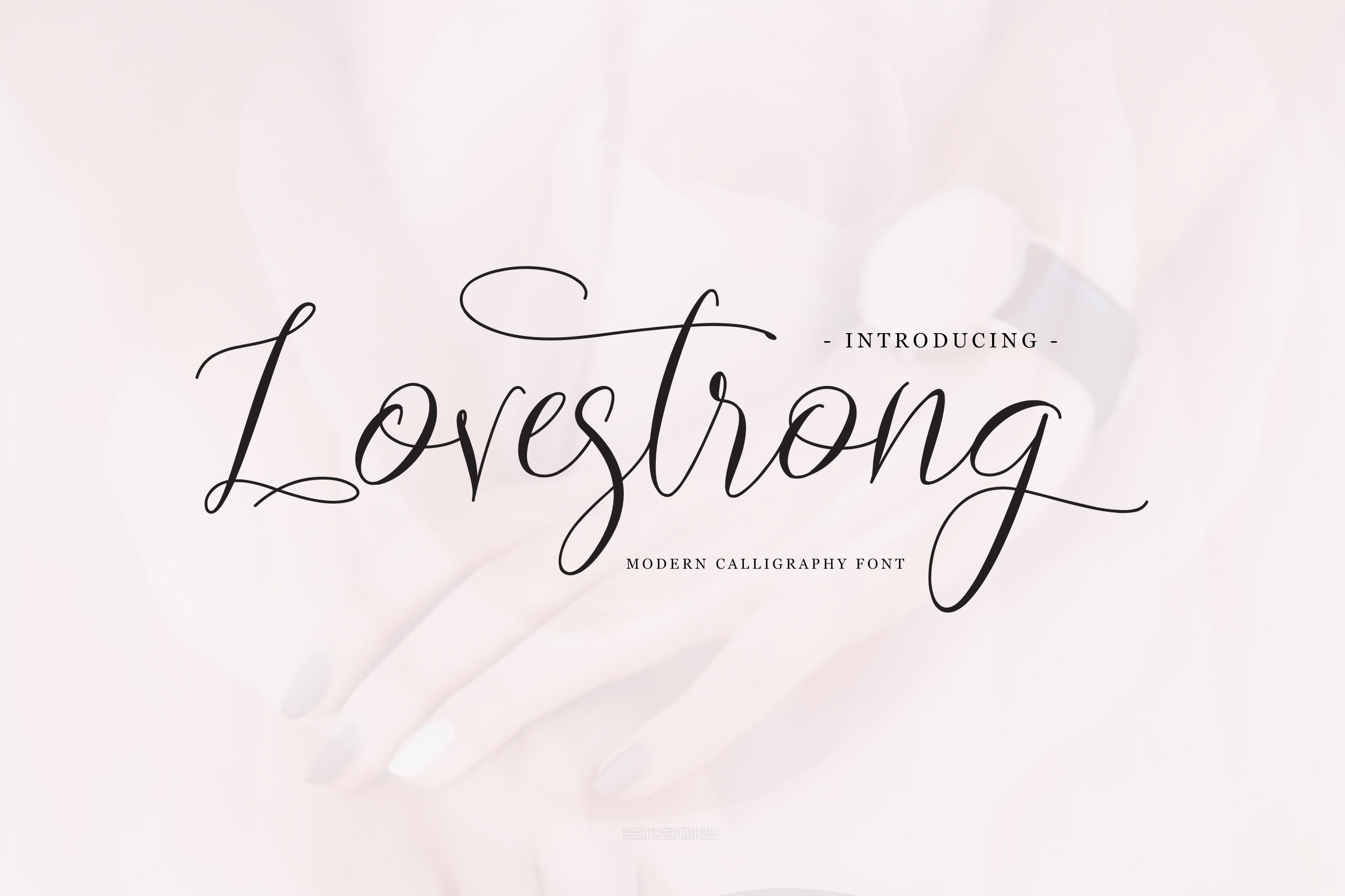 Lovestrong: A Calligraphy Font for Elegant Design