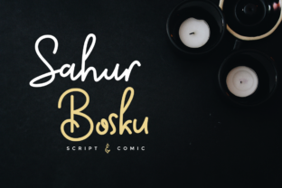Sahur Bosku: Authentic Hand-Lettered Style for Modern Design