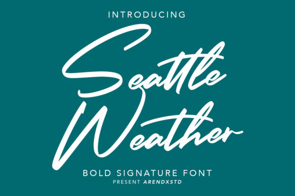 Seattle Weather: Elevating Design with Handwritten Charm