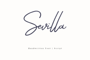 Sevilla: Elevating Design with Elegant Handwritten Typography