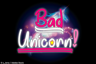Unleash Bold Typography with Bad Unicorn