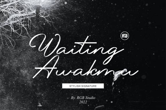 Waiting Awakmu: Elevating Your Design with Handwritten Elegance