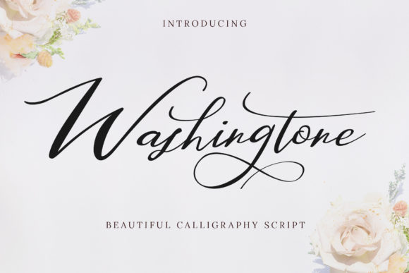 Washingtone: An Elegant Handwritten Font for Modern Design